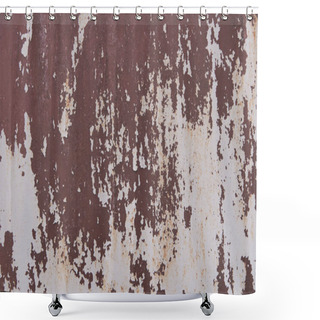 Personality  Rusty Metallic Surface  Shower Curtains