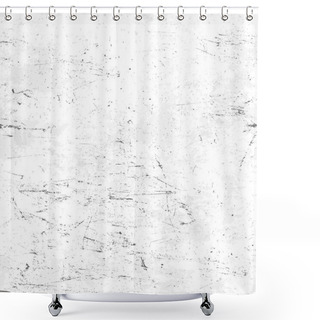 Personality  White Grunge Dirty Background. Shower Curtains