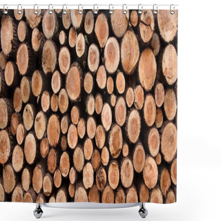 Personality  Timber Background Shower Curtains