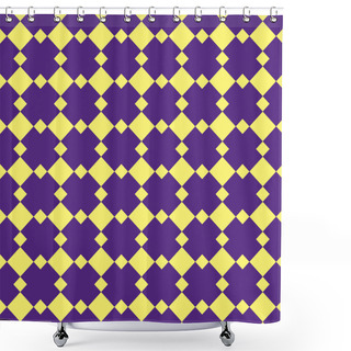 Personality  Seamless Background Of Rhombi.seamless Pattern Of Geometric Shap Shower Curtains