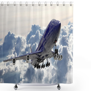 Personality  Boeing Taking Off Shower Curtains
