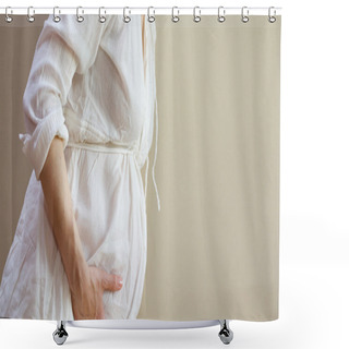 Personality  Delivery Pain - Contractions By A Pregnant Woman Shower Curtains