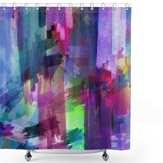 Personality  Abstract Painting Various Artistic Backgrounds Design. Backdrop Ideas For Your Graphic Design, Banner, Or Poster.  Banners, Cards, Websites, Wallpapers, Branding. Oil On Canvas. Shower Curtains