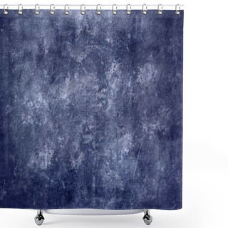 Personality  Abstract Blue Painting Grunge Background Or Texture  Shower Curtains
