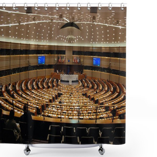 Personality  Brussels - The European Parliament Shower Curtains