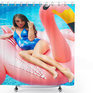 Personality  Beautiful Pregnant Woman Shower Curtains