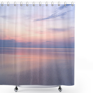 Personality  Sunrise Over The Waters Shower Curtains