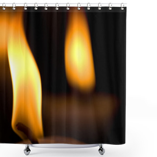 Personality  Candles Burning Shower Curtains