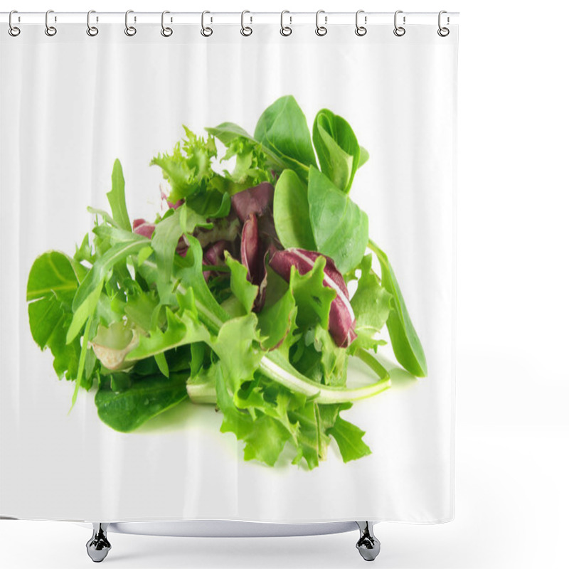Personality  Salad Rucola, Frisee, Radicchio And Lamb's Lettuce Shower Curtains