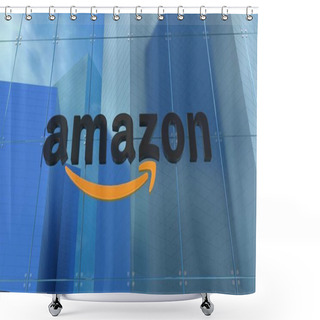 Personality  Amazon High-quality 3D Animation Of A Company's Corporate Identity In A Glass Office Building. Ideal For Corporate Presentations, Promotional Videos Or Advertisements. Shower Curtains
