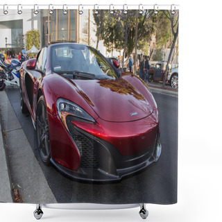 Personality  Mclaren Sports Car Shower Curtains