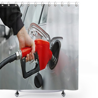 Personality  Fuel Nozzle Shower Curtains
