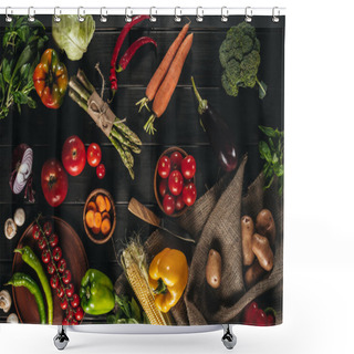 Personality  Vegetables  Shower Curtains