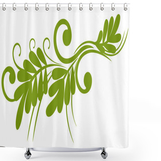 Personality  Spring Twig Shower Curtains