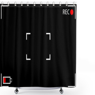 Personality  Camera Focusing Screen Shower Curtains