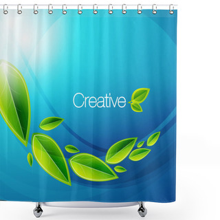 Personality  Nature Background Shower Curtains
