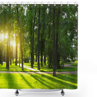 Personality  Park Shower Curtains