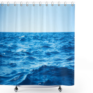 Personality  Sea Waves Shower Curtains