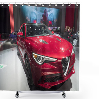 Personality  North American International Auto Show Shower Curtains