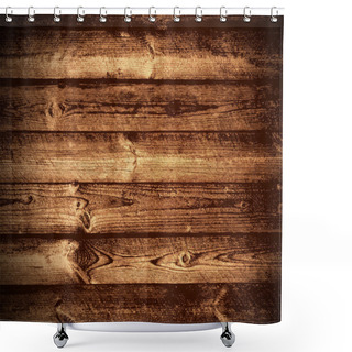Personality  Wooden Background Shower Curtains