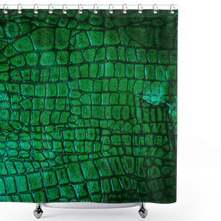 Personality  Crocodile Skin Texture Shower Curtains
