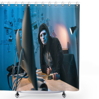 Personality  Hacker Shower Curtains
