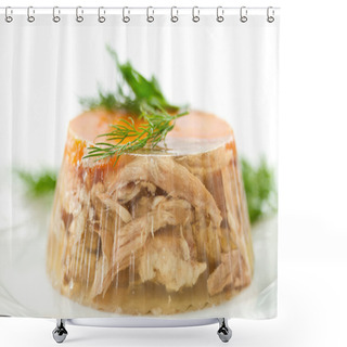 Personality  Meat Aspic Shower Curtains