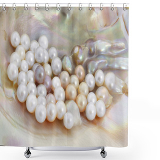 Personality  Pearls Shower Curtains