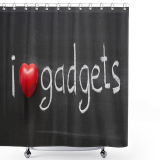 Personality  Love Gadgets Shower Curtains