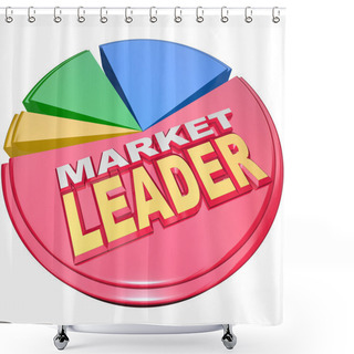 Personality  Market Leader - Biggest Slice Portion Of Pie Chart Shares Shower Curtains