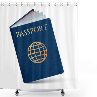 Personality  Passport Shower Curtains