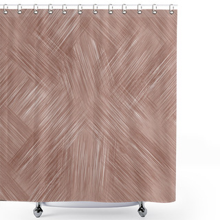 Personality  Seamless Diagonal Pattern With Grunge Striped Square Elements  Shower Curtains
