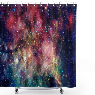 Personality  Landscape Of Star Clusters In Space. Elements Of This Image Furnished By NASA. Shower Curtains