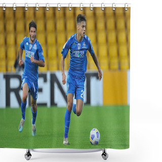 Personality  Samuele Ricci Player Of Empoli, During The Italian Cup Match Between Benevento Vs Empoli Final Result 2-4, Match Played At The Ciro Vigorito Stadium In Benevento. Italy, October 28, 2020. Shower Curtains