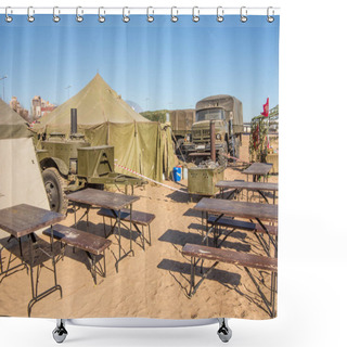 Personality   Military Mobile Kitchen Shower Curtains