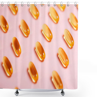 Personality  Capsules With Oils For Beauty Shower Curtains