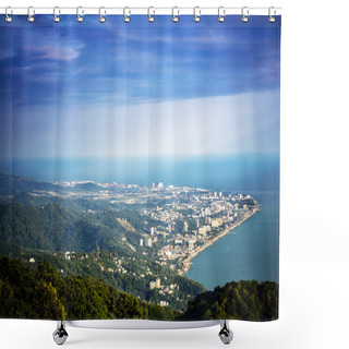 Personality  The Landscape Of The City Adler Shower Curtains