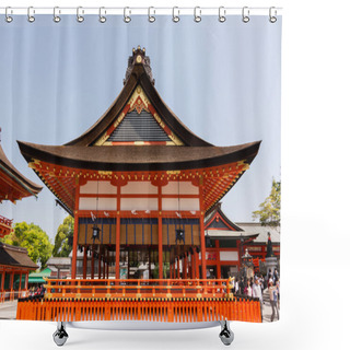 Personality  Building Of Fushimi Inari Taisha  Shower Curtains
