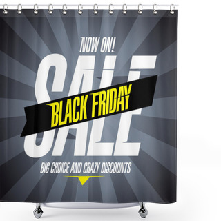 Personality  Black Friday Sale Design. Shower Curtains