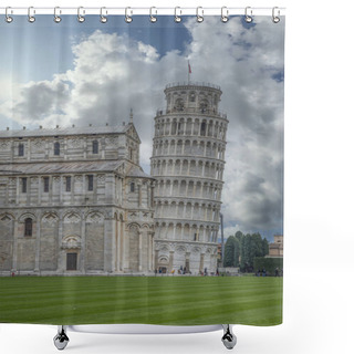 Personality  Leaning Tower Of Pisa Shower Curtains
