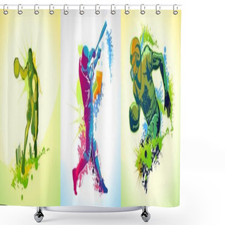 Personality  3 Practicing Sports Shower Curtains