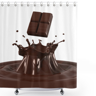 Personality  Chocolate Shower Curtains
