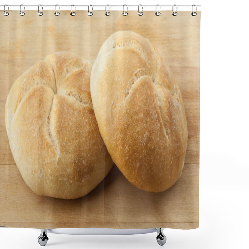 Personality  Two German Bread Rolls, Zwei Brötchen, Die Auch Kaisersemmeln Genannt Werden Shower Curtains
