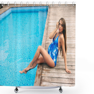 Personality  Beautiful Pregnant Woman Shower Curtains