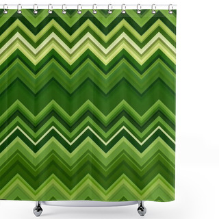 Personality  Natural Chevron Zigzag Pattern Background. Illustration Decor. Shower Curtains