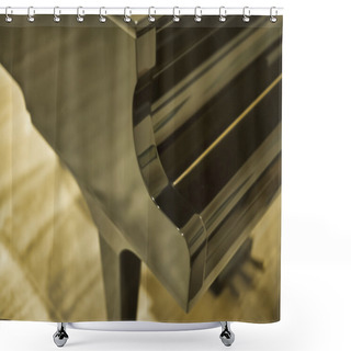 Personality  Piano Corner Shower Curtains