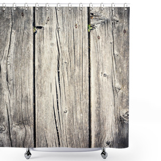 Personality  Wood Texture Background. Filtered Image. Shower Curtains