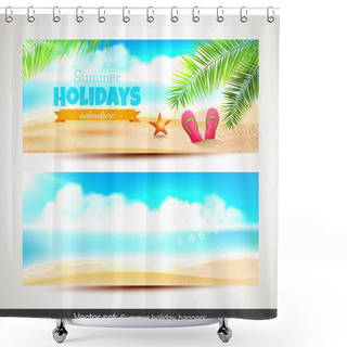 Personality  Holiday Banners Shower Curtains