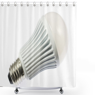 Personality  LED Light Bulb Shower Curtains