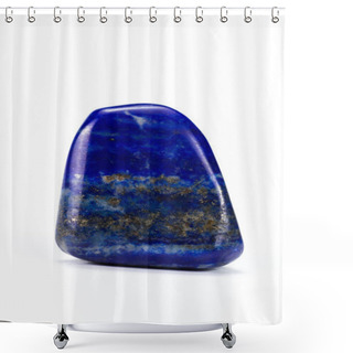 Personality  Lapis Lazuli Over White Shower Curtains